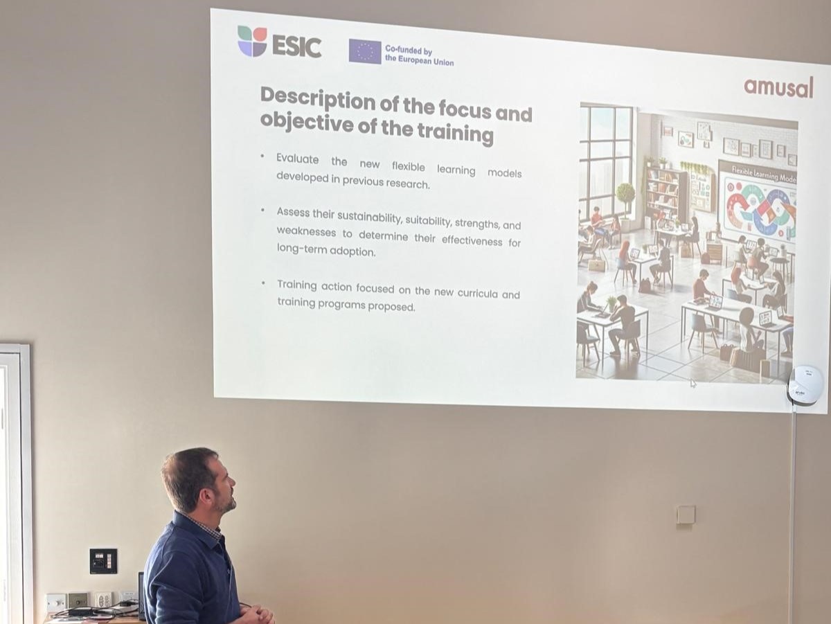 amusal apuesta por una formación más flexible e innovadora en el proyecto europeo ESIC