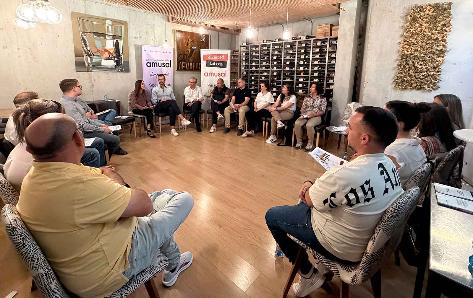 Bullas acogió el encuentro de networking entre Sociedades Laborales de la comarca del Noroeste de la Región de Murcia, impulsado por amusal.