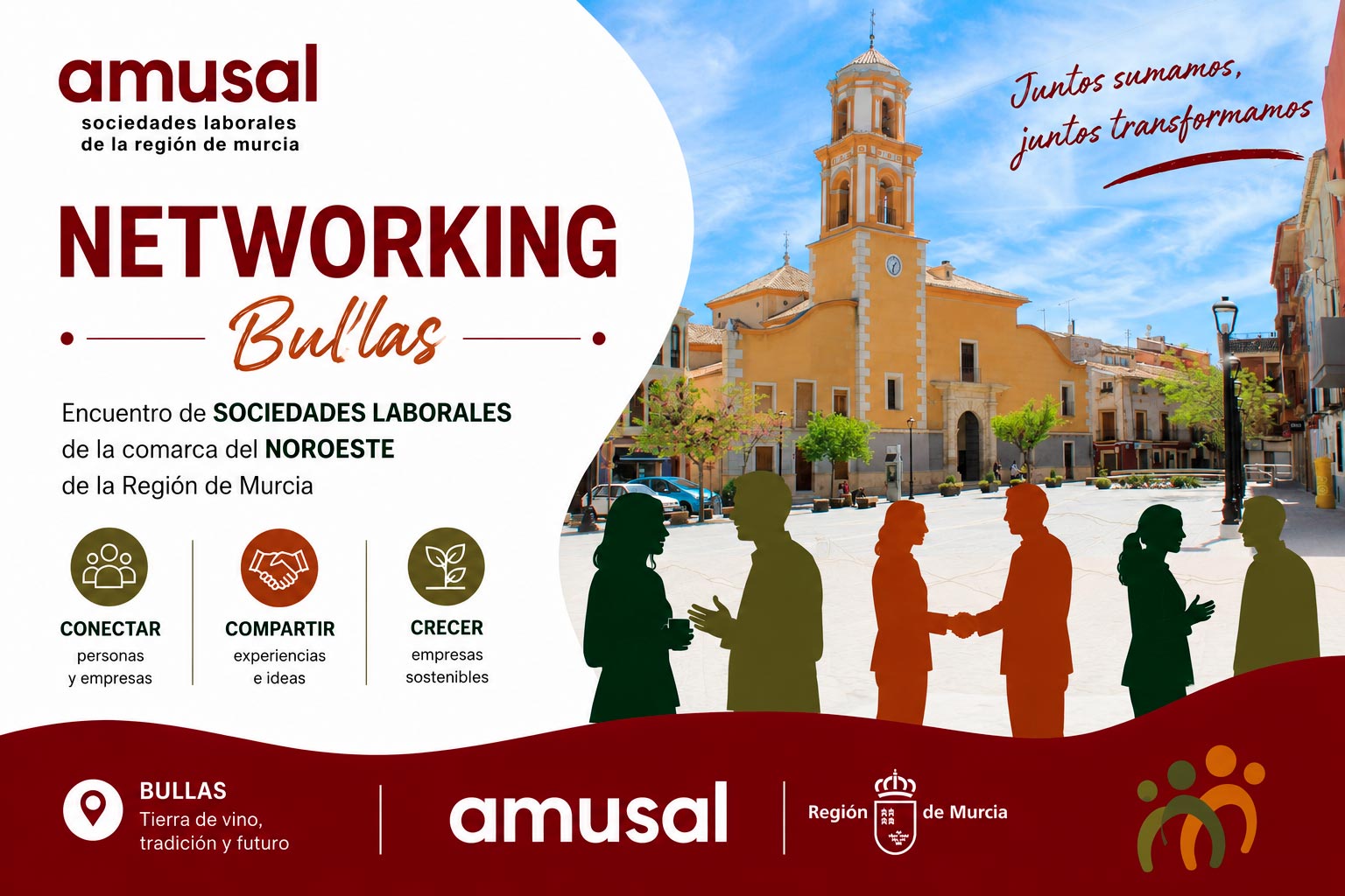 amusal impulsa un nuevo encuentro de networking entre Sociedades Laborales de la Comarca del Noroeste de la Región de Murcia.