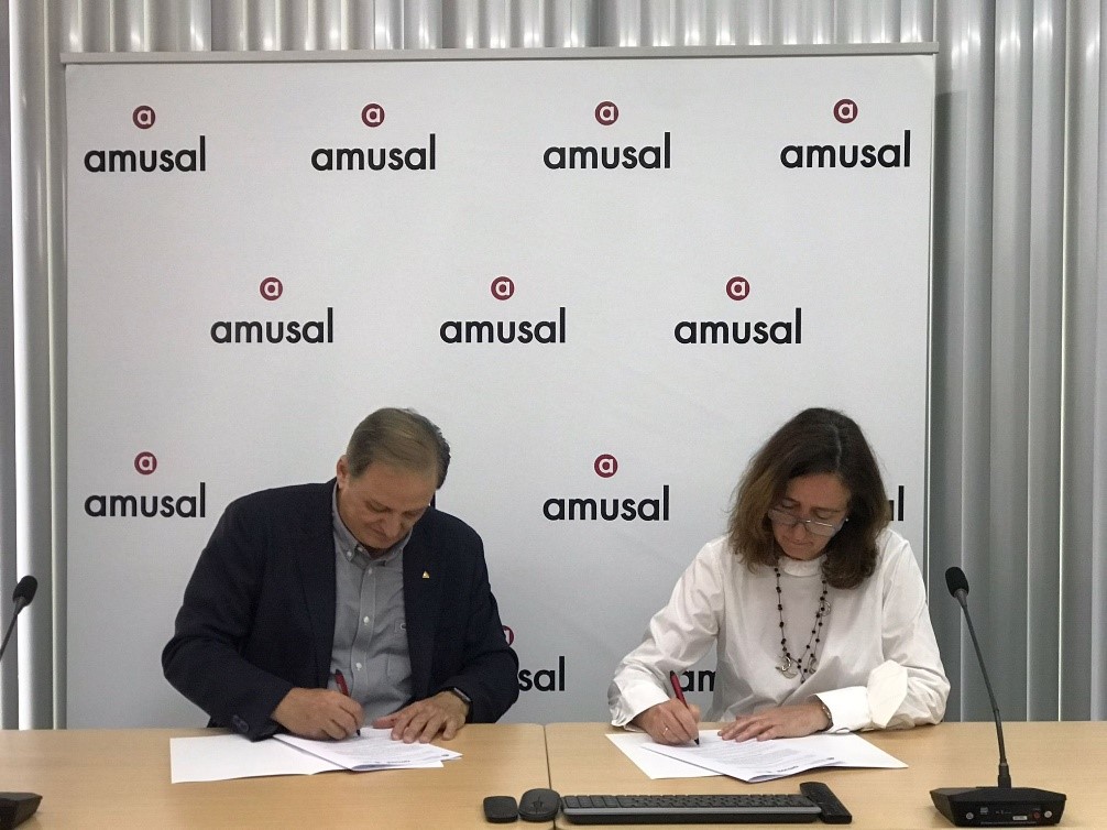 amusal firma un convenio de colaboración con el Colegio Oficial de Químicos y la Asociación de Químicos de Murcia